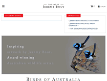 Tablet Screenshot of jeremyboot.com.au